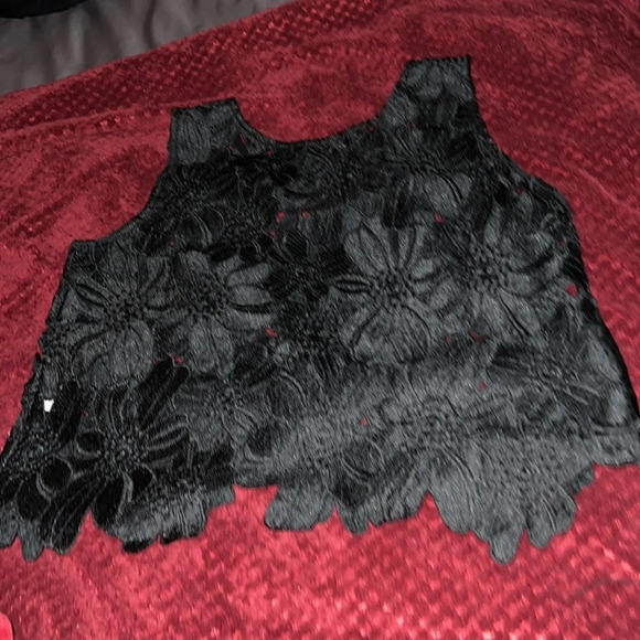 ANTHROPOLOGIE ACEMI Sleeveless Lace Blouse Sz Small - Picture 8 of 9